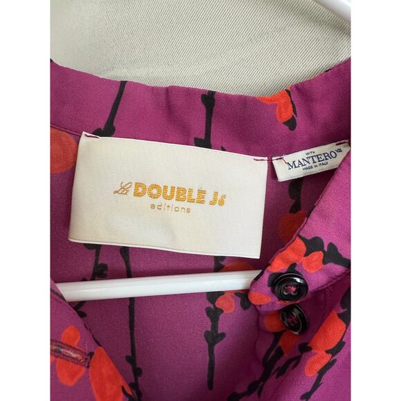 La Double J Floral Print Long Sleeve Midi Dress Size Small - Picture 3 of 3